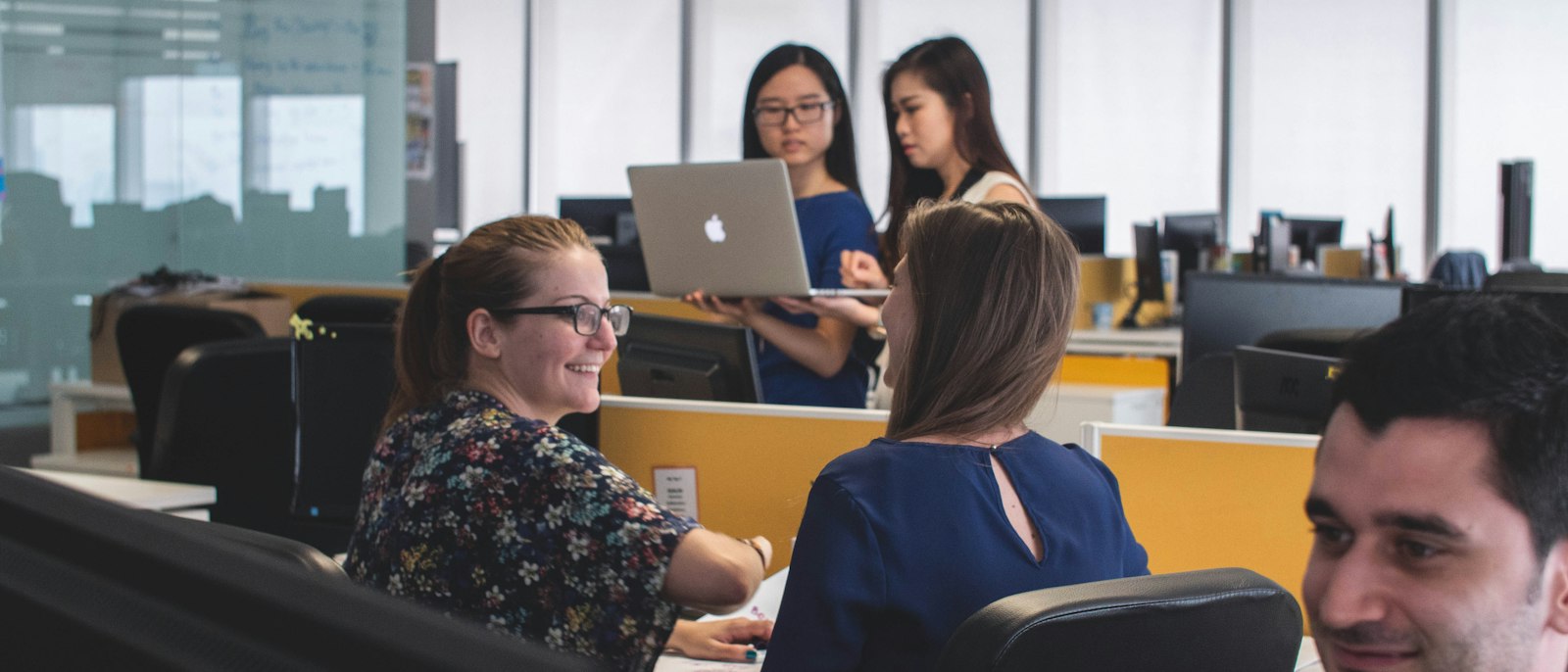 A modern workplace running on cloud software